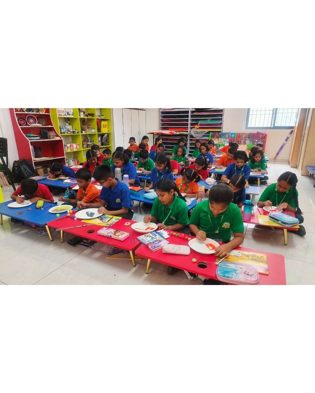 Art & painting sessions at MIS International School, Pune