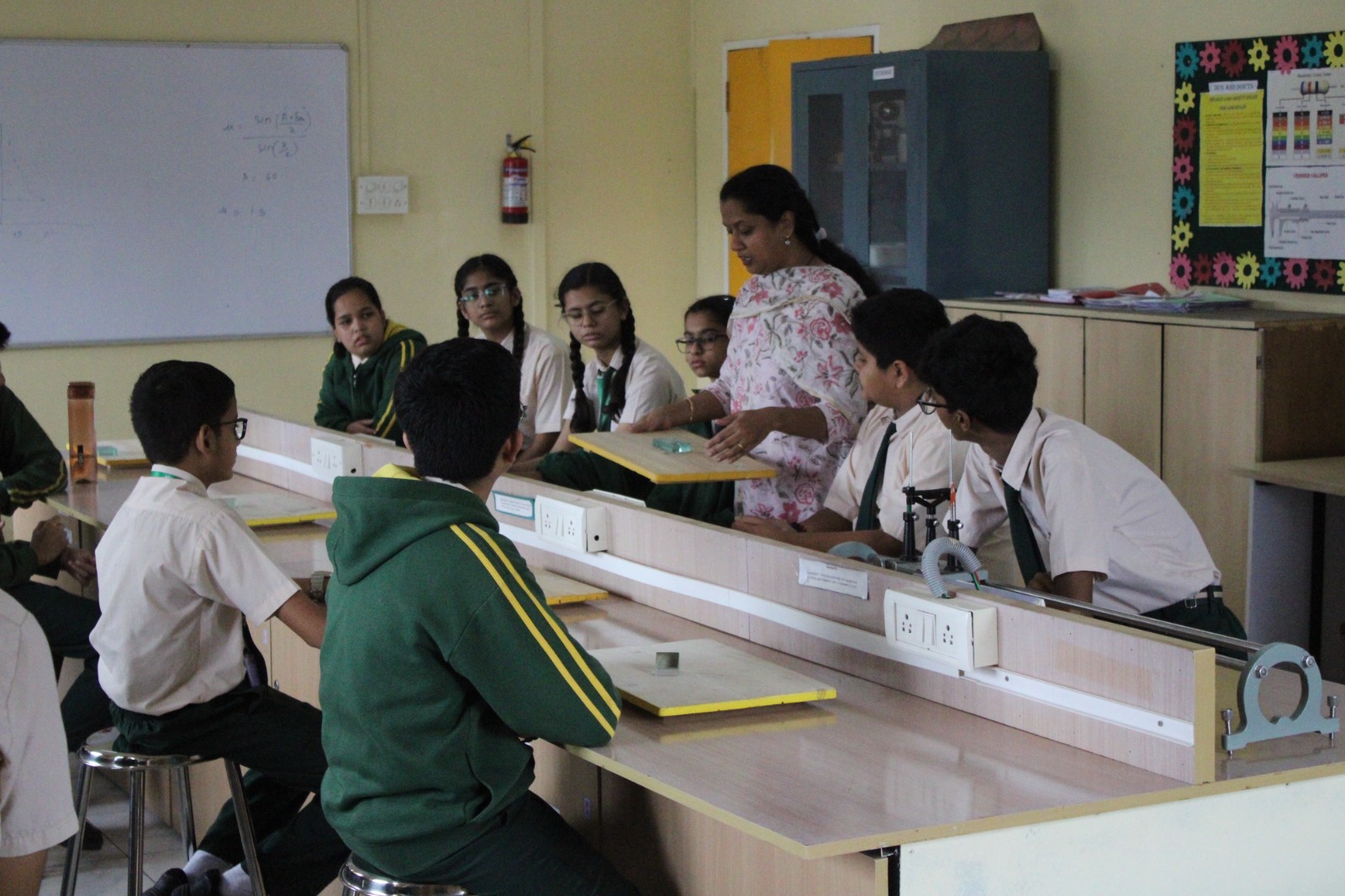 Physics laboratory at MIS International School, Pune