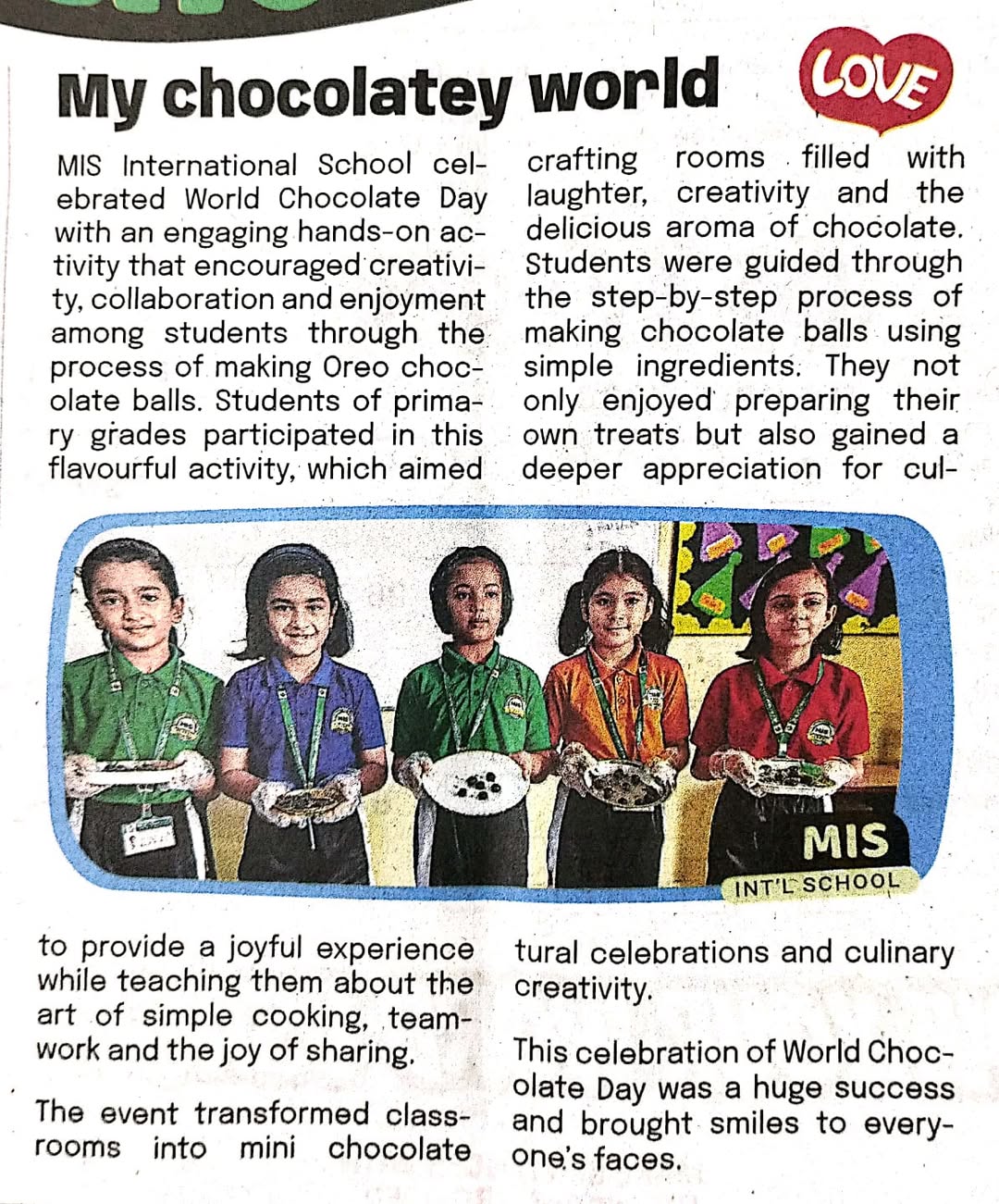 My chocolatey world