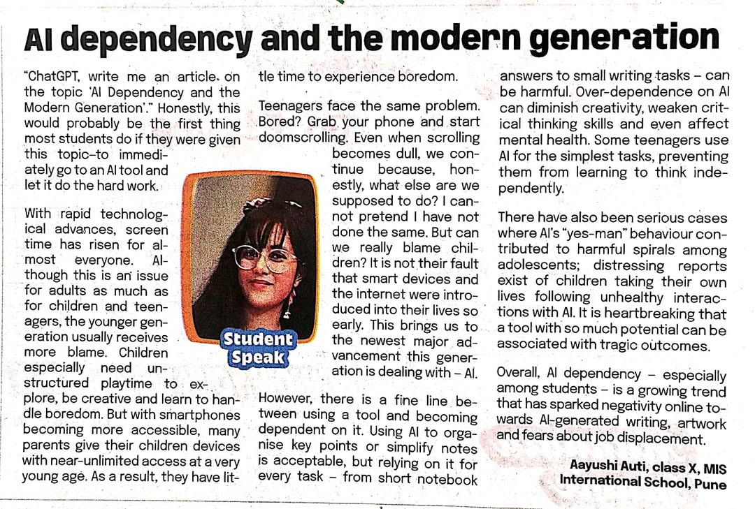 AI Dependency and the Modern Generation