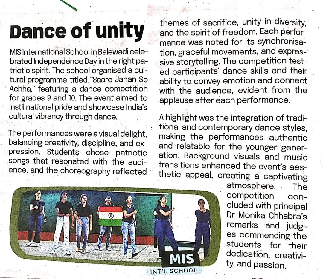 Dance of unity