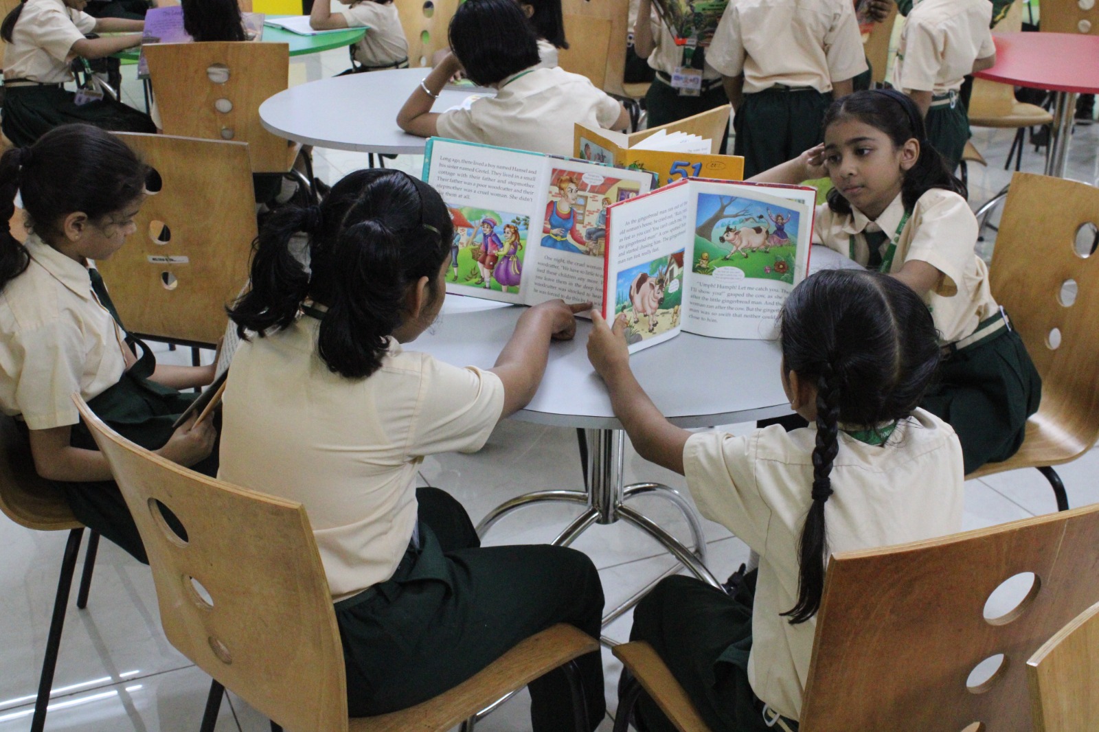 Reading circles at MIS International School, Pune