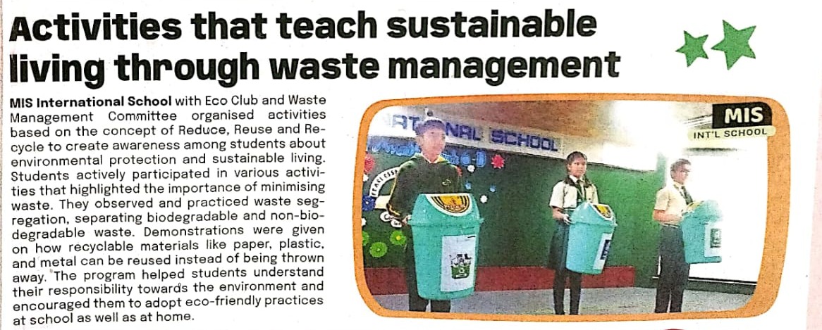 Activities that teach sustainable living through waste management