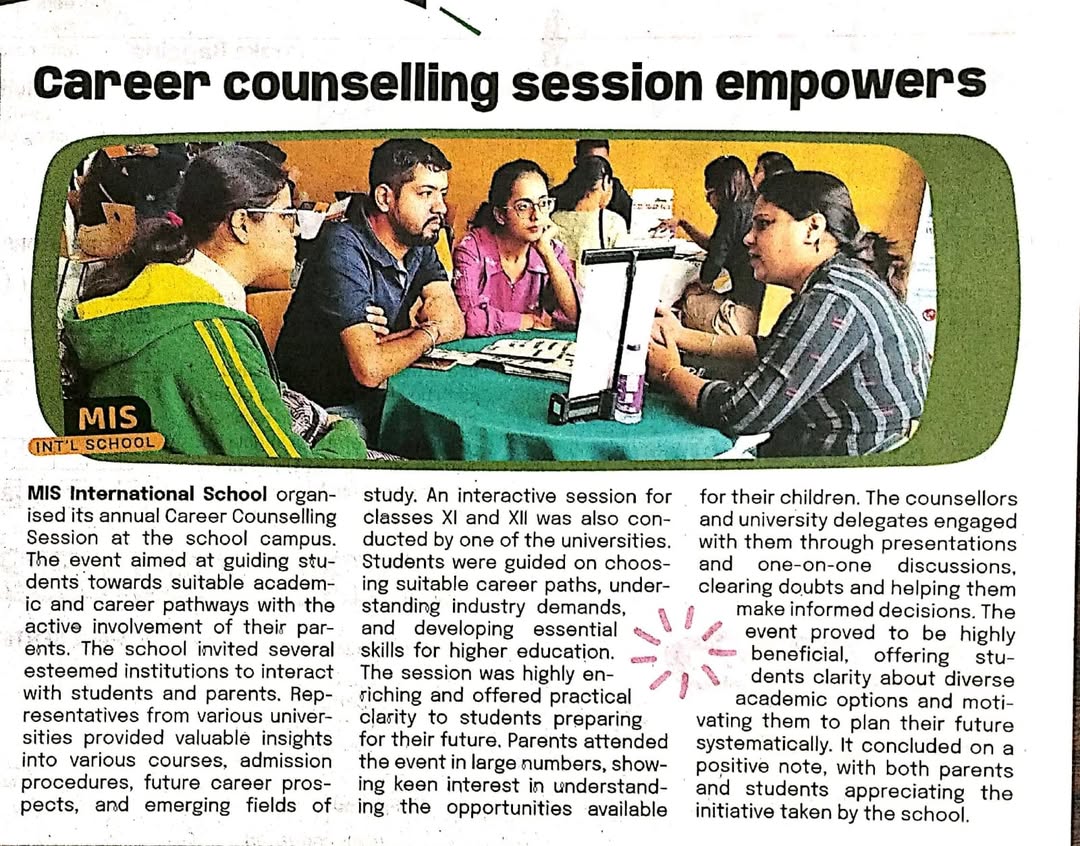 Career Counselling Session Empowers
