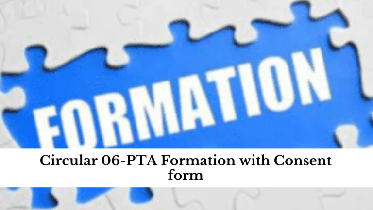 Circular 06-PTA Formation with Consent form