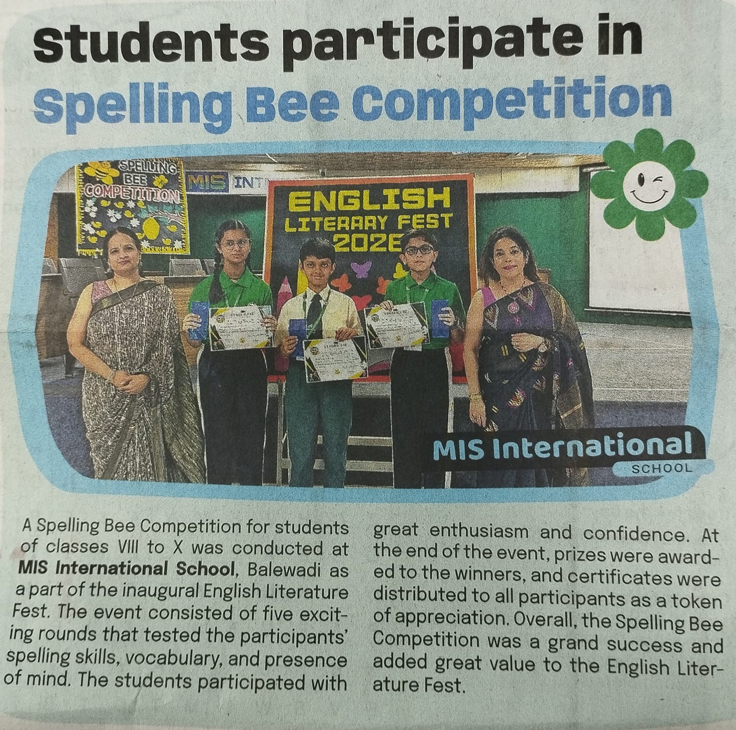 Spelling Bee Competition
