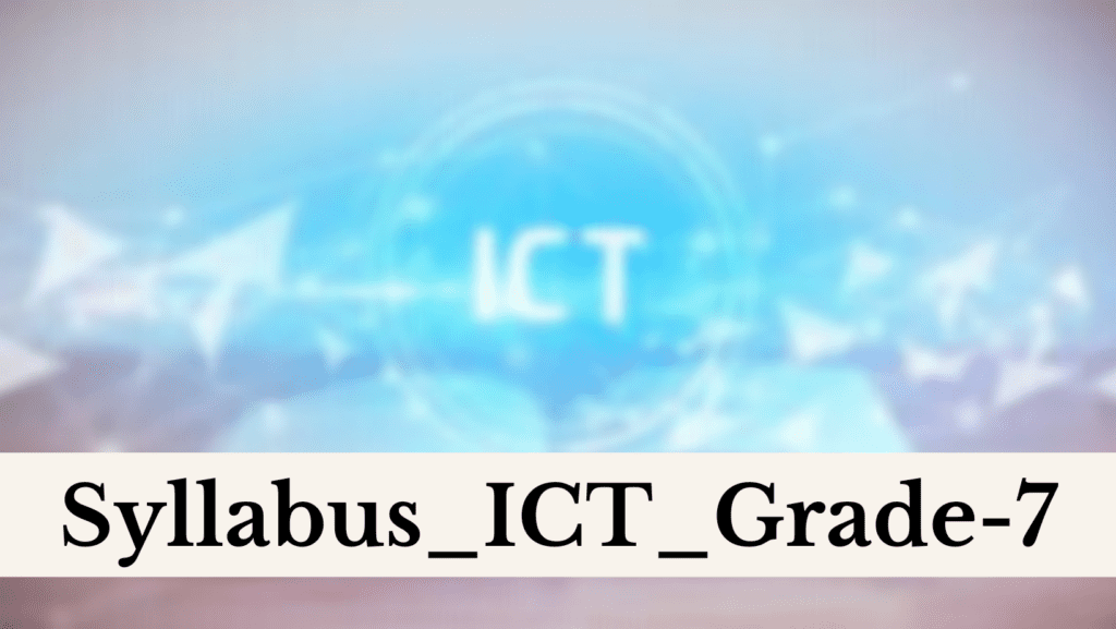 Syllabus _ICT_Grade 7